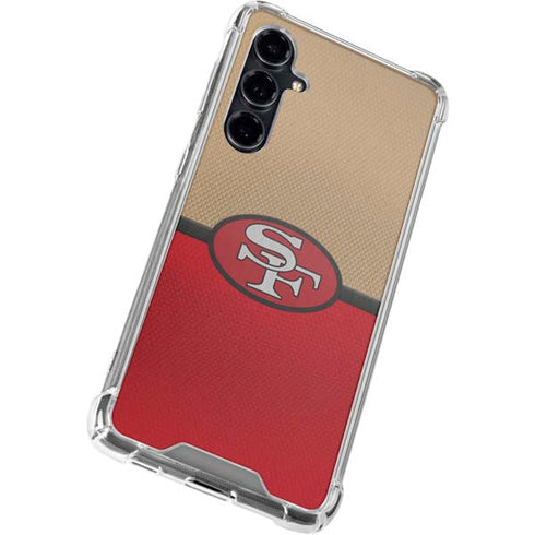 NFL San Francisco 49ers Vintage Galaxy S23 FE Clear Case