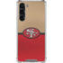 NFL San Francisco 49ers Vintage Galaxy S23 Plus Clear Case