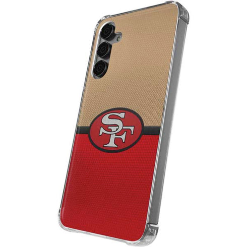 NFL San Francisco 49ers Vintage Galaxy S24 Plus Clear Case