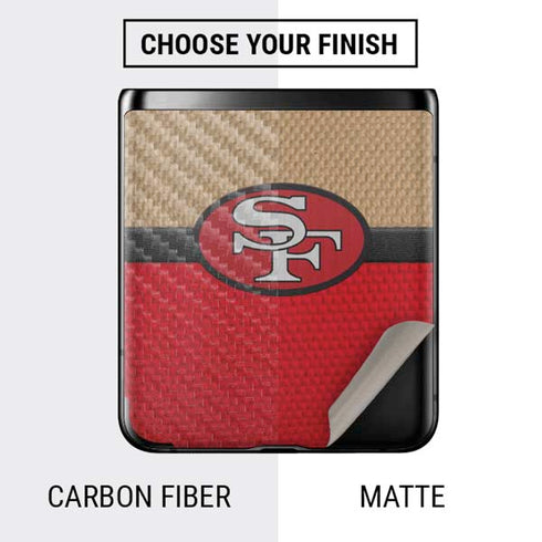 NFL San Francisco 49ers Vintage Galaxy Z Flip Skin