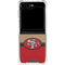 NFL San Francisco 49ers Vintage Galaxy Z Flip5 5G Clear Case