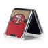 NFL San Francisco 49ers Vintage Galaxy Z Flip5 5G Clear Case