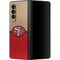 NFL San Francisco 49ers Vintage Galaxy Z Fold3 5G Skin