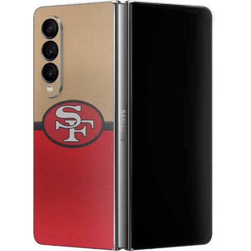 NFL San Francisco 49ers Vintage Galaxy Z Fold4 5G Skin