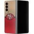 NFL San Francisco 49ers Vintage Galaxy Z Fold4 5G Skin