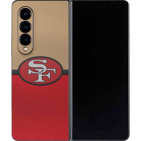 NFL San Francisco 49ers Vintage Galaxy Z Fold4 5G Skin