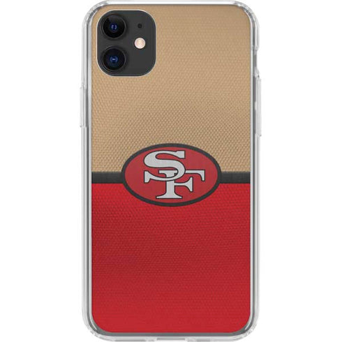 NFL San Francisco 49ers Vintage iPhone 11 Clear Case