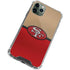 NFL San Francisco 49ers Vintage iPhone 11 Pro Max Clear Case