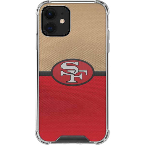 NFL San Francisco 49ers Vintage iPhone 12 Clear Case