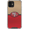 NFL San Francisco 49ers Vintage iPhone 12 Mini Clear Case