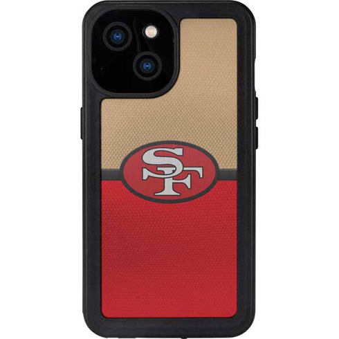 NFL San Francisco 49ers Vintage iPhone 13 Mini Waterproof Case