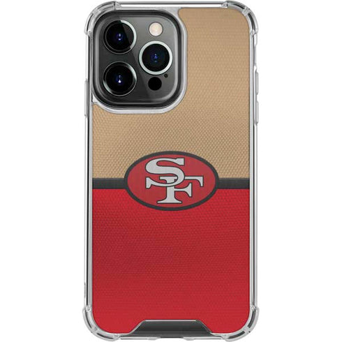 NFL San Francisco 49ers Vintage iPhone 13 Pro Clear Case