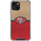 NFL San Francisco 49ers Vintage iPhone 14 Clear Case