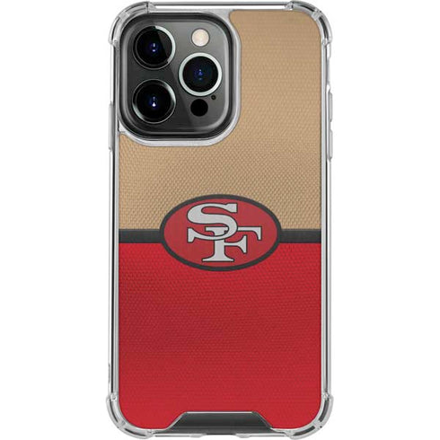 NFL San Francisco 49ers Vintage iPhone 15 Pro Clear Case