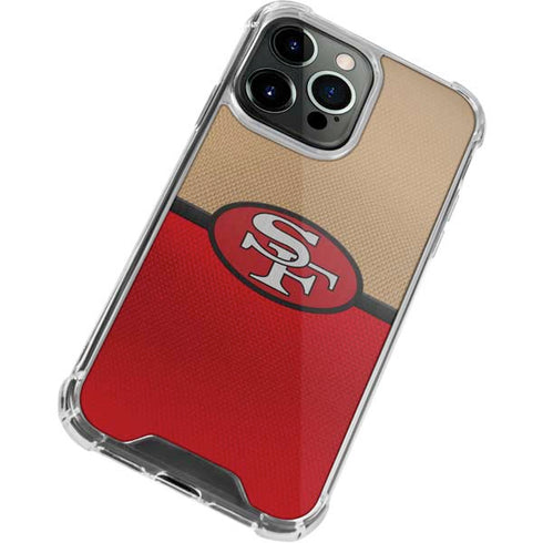 NFL San Francisco 49ers Vintage iPhone 15 Pro Clear Case