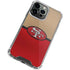 NFL San Francisco 49ers Vintage iPhone 15 Pro Clear Case