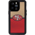 NFL San Francisco 49ers Vintage iPhone 14 Pro Waterproof Case
