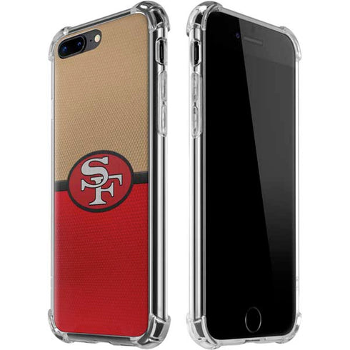 NFL San Francisco 49ers Vintage iPhone 7/8 Plus Clear Case