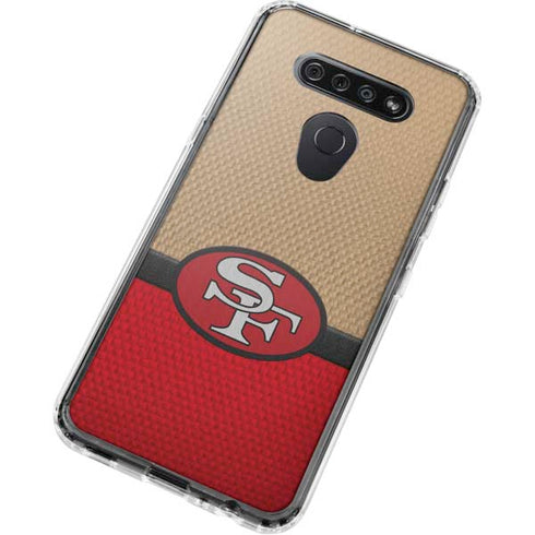 NFL San Francisco 49ers Vintage LG K51/Q51 Clear Case