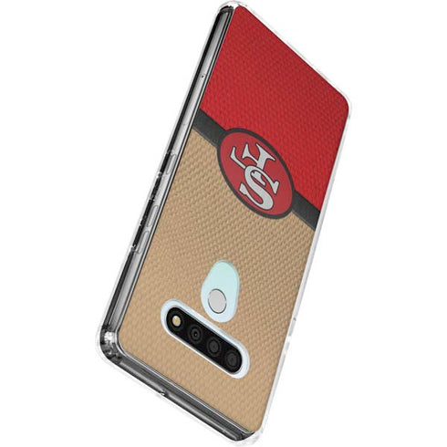 NFL San Francisco 49ers Vintage LG Stylo 6 Clear Case