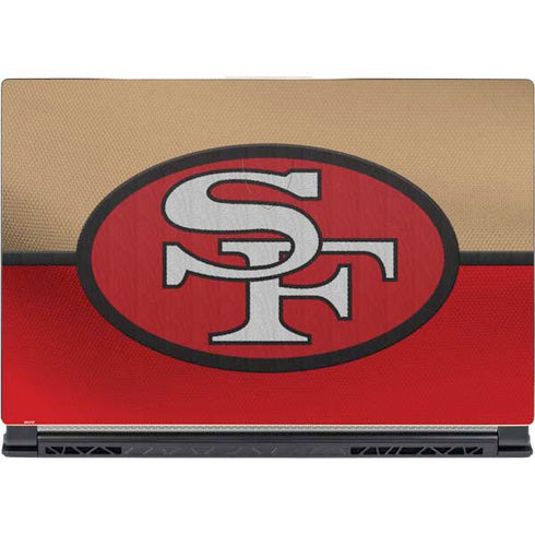 NFL San Francisco 49ers Vintage MSI GS65 Stealth Laptop Skin