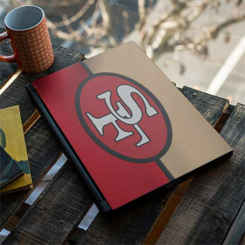 NFL San Francisco 49ers Vintage MSI GS65 Stealth Laptop Skin