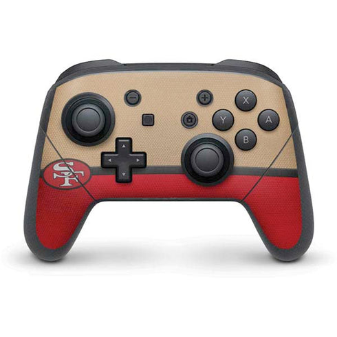NFL San Francisco 49ers Vintage Nintendo Switch Pro Controller Skin