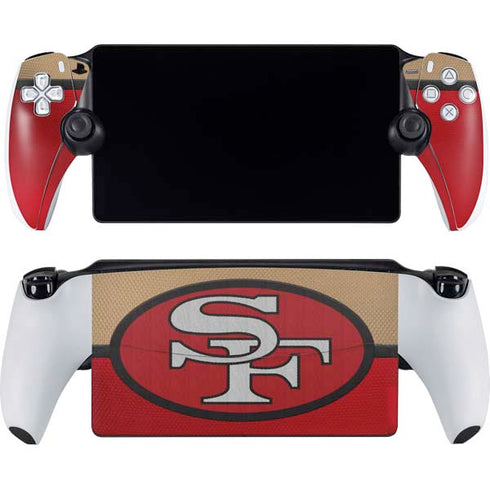 NFL San Francisco 49ers Vintage PlayStation Portal Remote Player Skin