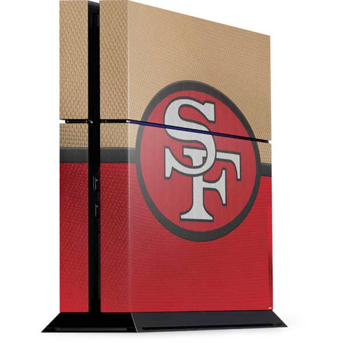 NFL San Francisco 49ers Vintage PS4 Console Skin