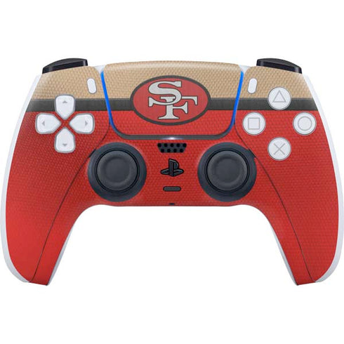 NFL San Francisco 49ers Vintage PS5 Controller Skin