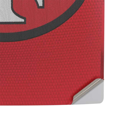 NFL San Francisco 49ers Vintage PS5 Slim Digital Edition Console Skin