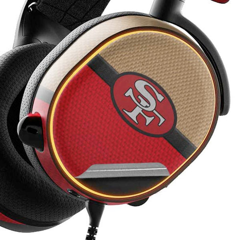 NFL San Francisco 49ers Vintage SteelSeries Arctis 5 Skin