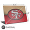 NFL San Francisco 49ers Vintage Universal Laptop 15in (12.2 x 8.8in) Skin