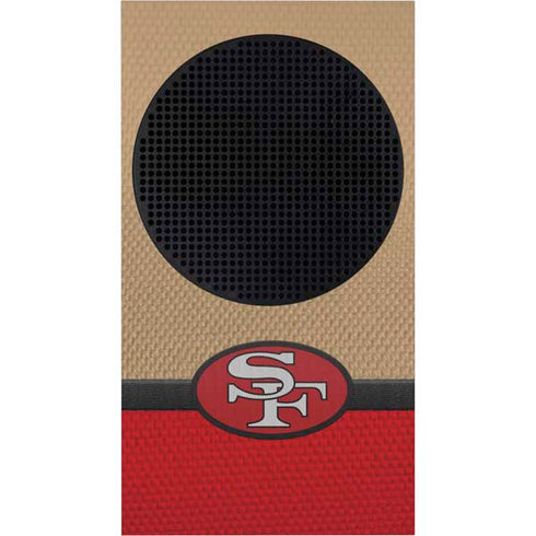 NFL San Francisco 49ers Vintage Xbox Series S Console Skin