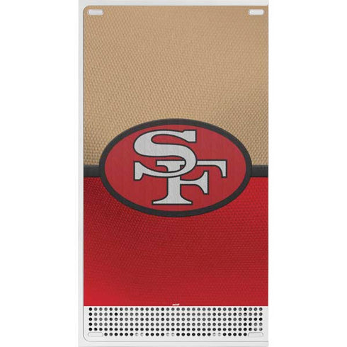 NFL San Francisco 49ers Vintage Xbox Series S Console Skin