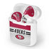 NFL San Francisco 49ers White Striped Apple AirPods Skin