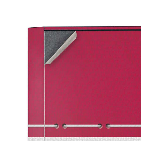 NFL San Francisco 49ers White Striped Corsair 4000D Tempered Glass Mid-Tower ATX Case Skin