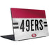 NFL San Francisco 49ers White Striped Dell Vostro Skin