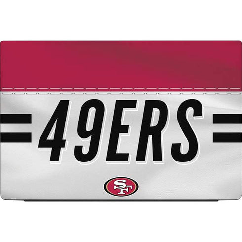 NFL San Francisco 49ers White Striped Dell Vostro Skin
