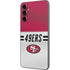 NFL San Francisco 49ers White Striped Galaxy A14 5G Skin