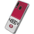 NFL San Francisco 49ers White Striped Galaxy A20 Clear Case