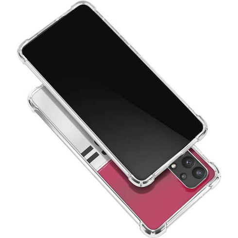 NFL San Francisco 49ers White Striped Galaxy A32 5G Clear Case