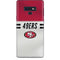 NFL San Francisco 49ers White Striped Galaxy Note 9 Skin