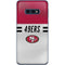 NFL San Francisco 49ers White Striped Galaxy S10e Skin