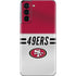 NFL San Francisco 49ers White Striped Galaxy S21 5G Skin