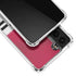 NFL San Francisco 49ers White Striped Galaxy S21 Plus 5G Clear Case