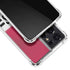 NFL San Francisco 49ers White Striped Galaxy S21 Ultra 5G Clear Case