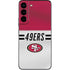 NFL San Francisco 49ers White Striped Galaxy S22 Skin