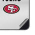 NFL San Francisco 49ers White Striped Galaxy S23 FE Skin