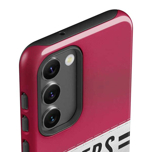 NFL San Francisco 49ers White Striped Galaxy S23 Plus Pro Case